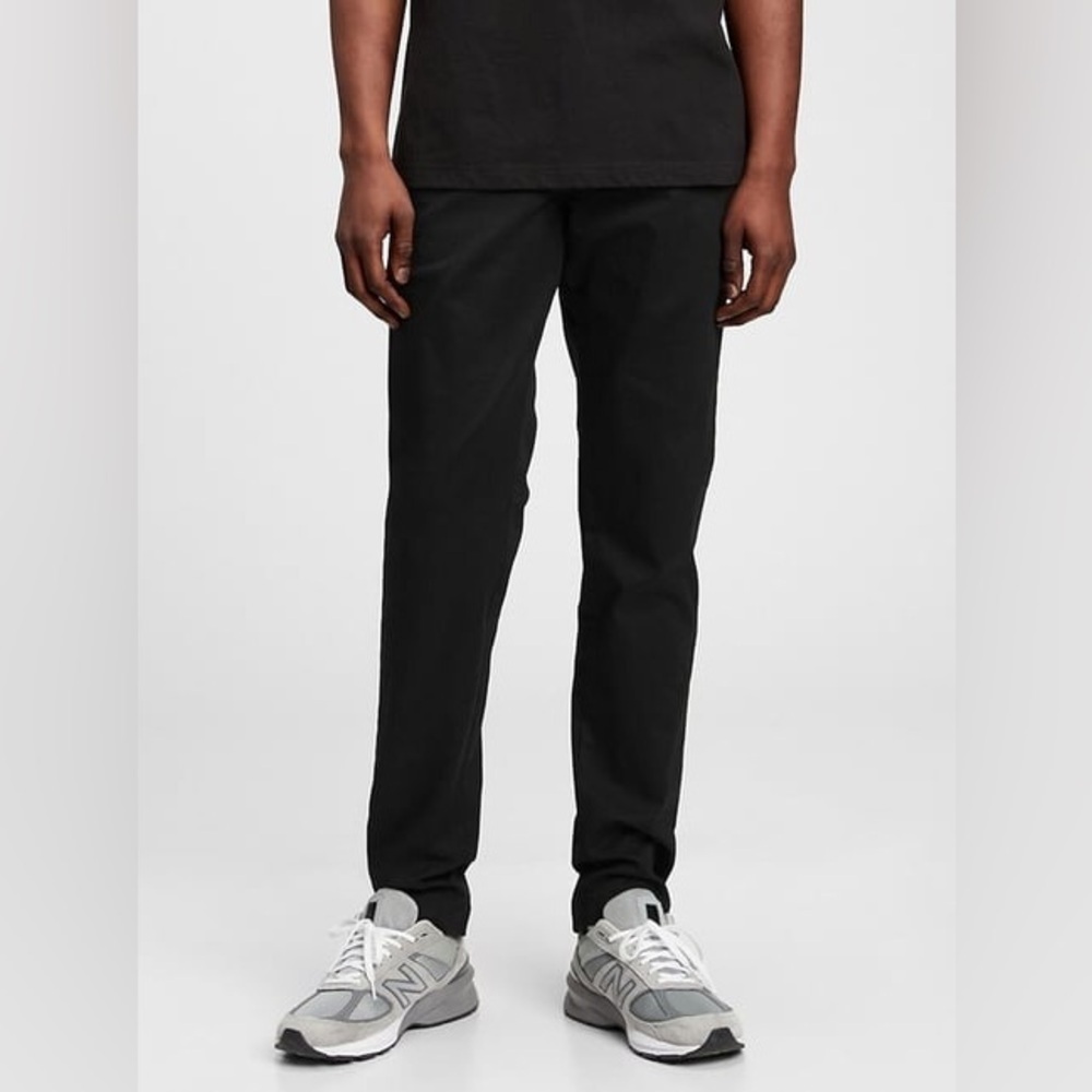 GAP Mens Chinos Modern Slim Fit Pants Khakis GapFlex Black Size 31x32